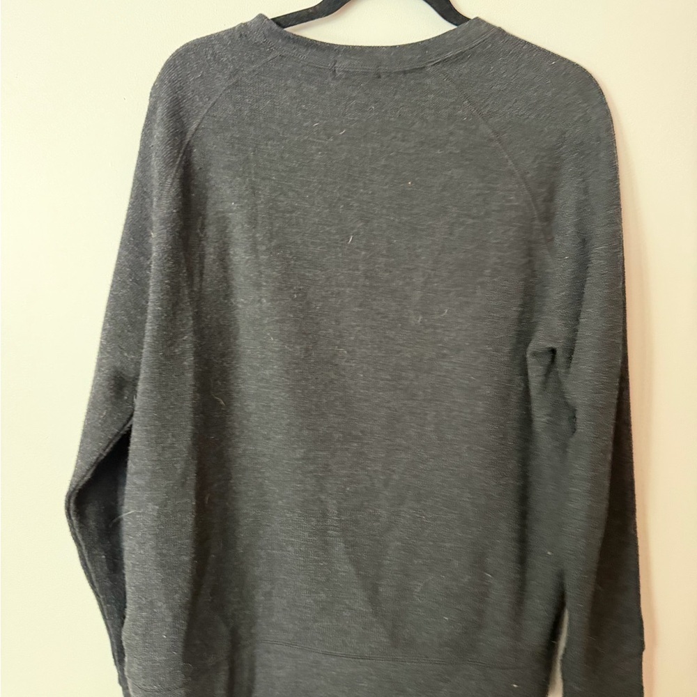 Banana Republic Dark Gray Crewneck Sweater Size M - Picture 3 of 4